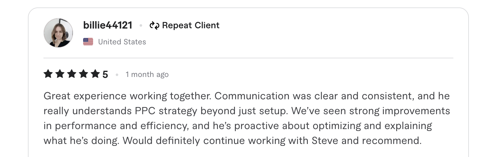 Client review