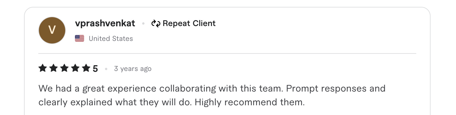 Client review