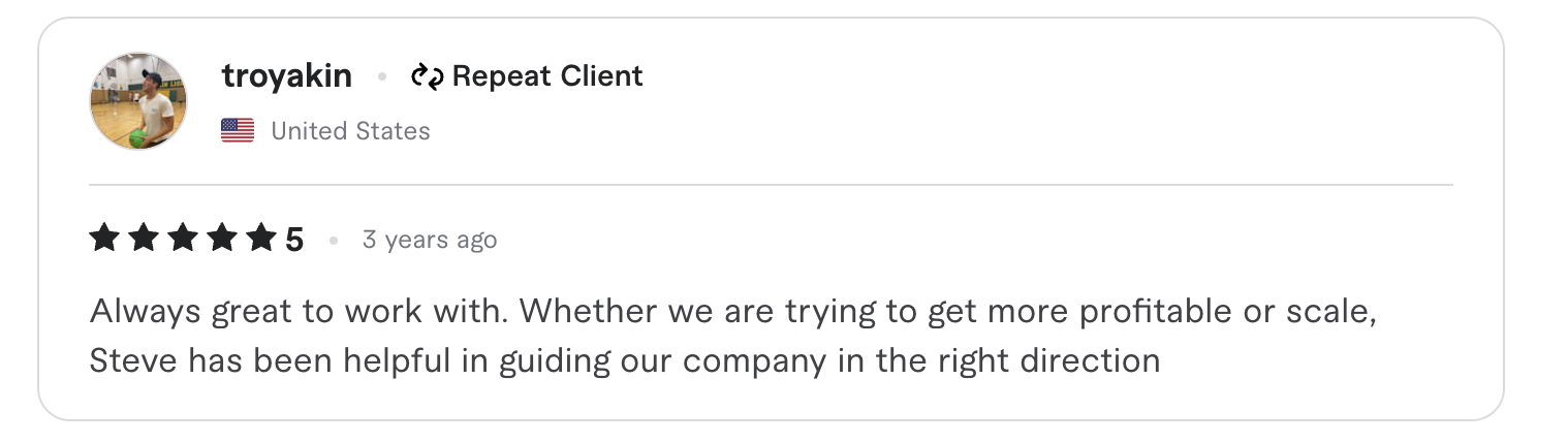 Client review